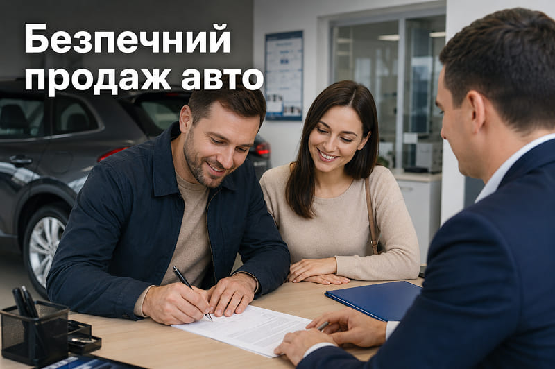 Безпечний продаж авто з офіційним переоформленням документів в Україні