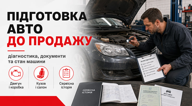 Підготовка автомобіля з великим пробігом до продажу та діагностика